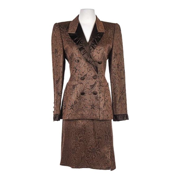 Escada by Margaretha Ley Blazers 36 Brown - Picture 3 of 5